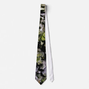 Mossy Stone Wall Neck Tie