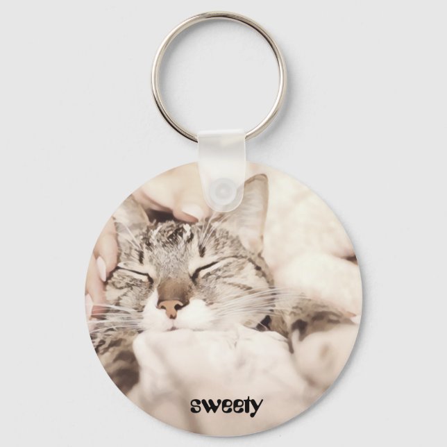 most adorable little cat keychain (Front)