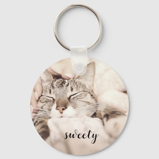 most adorable little cat keychain (Front)
