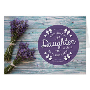 Most Amazing Daughter-in-law on Planet Earth Cards