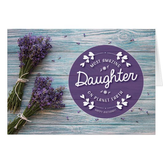 Most Amazing Daughter on Planet Earth (Front Horizontal)