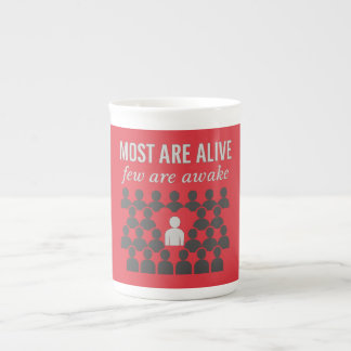 Most Are Alive. Few Are Awake – Thought-Provoking Bone China Mug