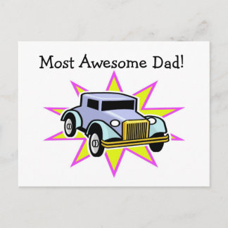 Most Awesome Dad! - Postcard