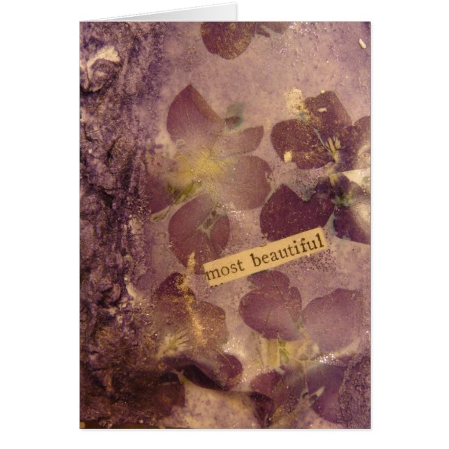 Most Beautiful Flowers Cards (Front)