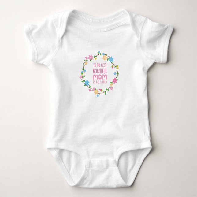 Most Beautiful Mom Mother's Day | Bodysuit (Front)