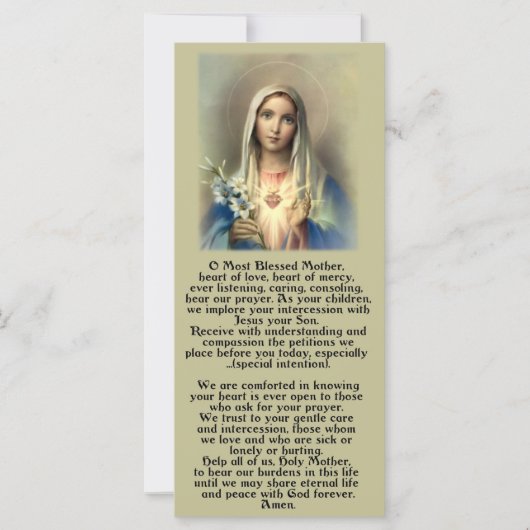 Most Blessed Mother Mary (Front)