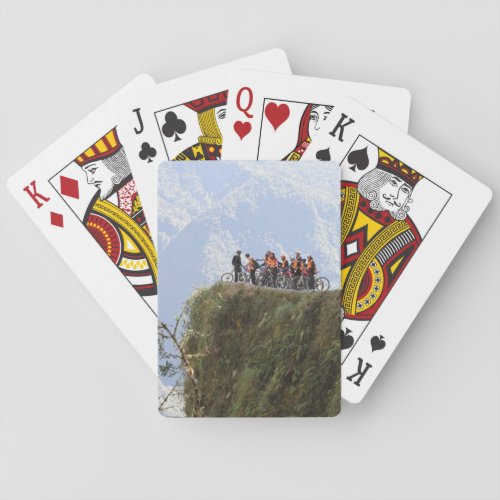 Most Dangerous Road  Bolivia Death Road to Coroico Poker Cards