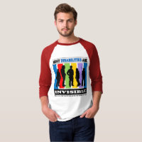 Most Disabilities Are Invisible - Men's LS Raglan