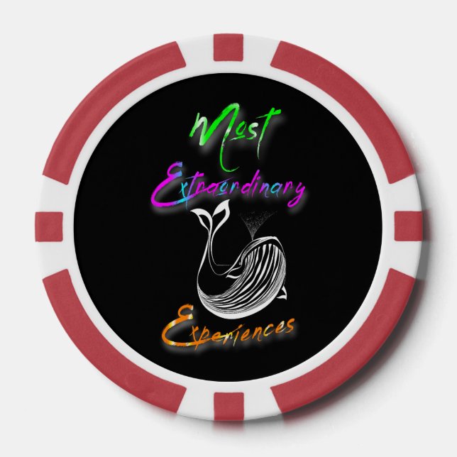 Most Extraordinary Experiences Poker Chips (Front)