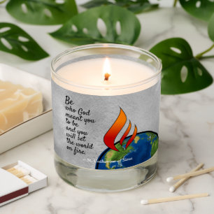 Most Famous St. Catherine of Siena Quote Scented Candle