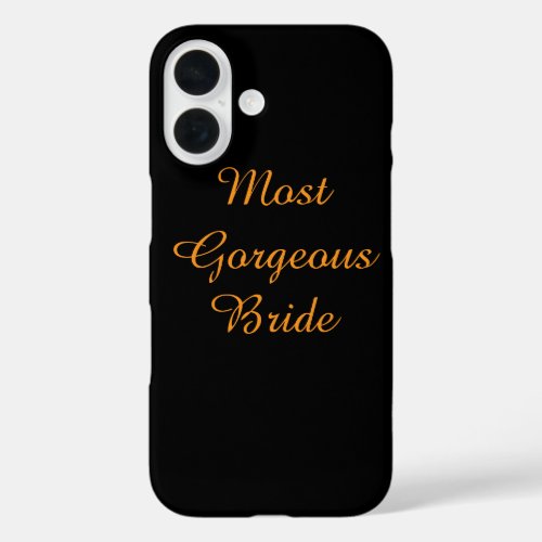 Most Gorgeous Bride iPhone cases