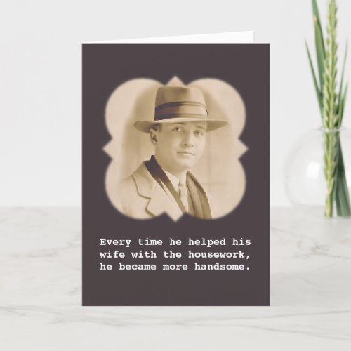 Most Handsome Husband Valentines Day Holiday Card