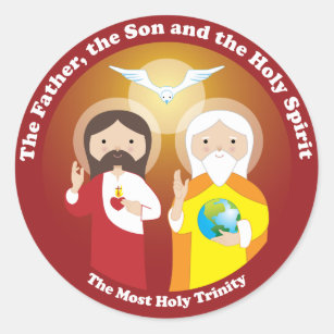 Most Holy Trinity Classic Round Sticker