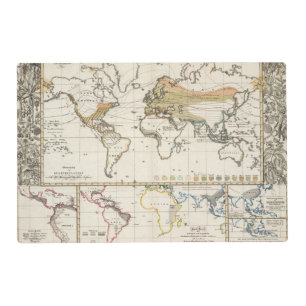 most important cultivated plants spread Districts Placemat