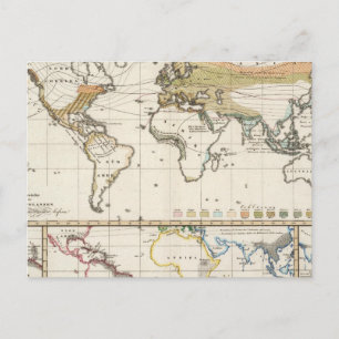 most important cultivated plants spread Districts Postcard