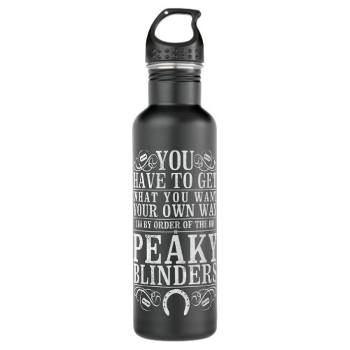 Most Important Peaky Blinders Gifts Music Fan Stainless Steel Water Bottle