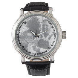 Most Important Time Quote | Father and Baby Photo Watch