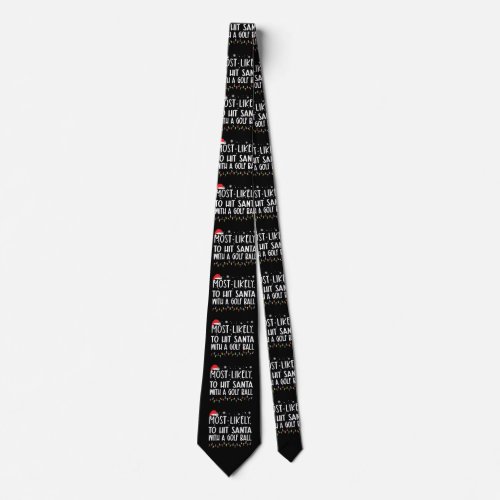 Most Likely Golf  Neck Tie