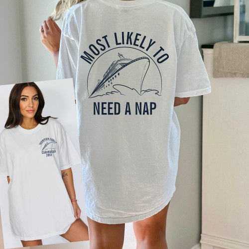 Most Likely To Bachelorette Family Vacay Cruise T_Shirt