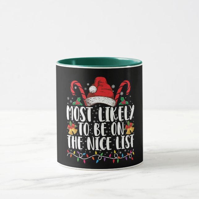 Most Likely To Be On The Nice List Family Xmas Mug (Center)