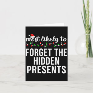 Most Likely To Christmas Matching Family Pajamas A Card