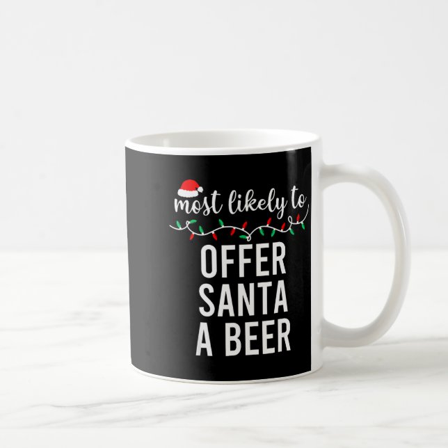 Most Likely To Christmas Shirt Matching Family Paj Coffee Mug (Right)