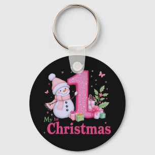 Most Likely to Dance with Santa, Bruh Keychain
