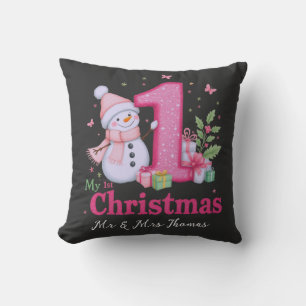 Most Likely to Dance with Santa, Bruh Throw Pillow
