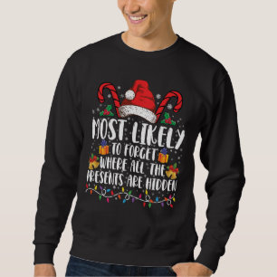 Most Likely To Forget Where All The Presents Are Sweatshirt