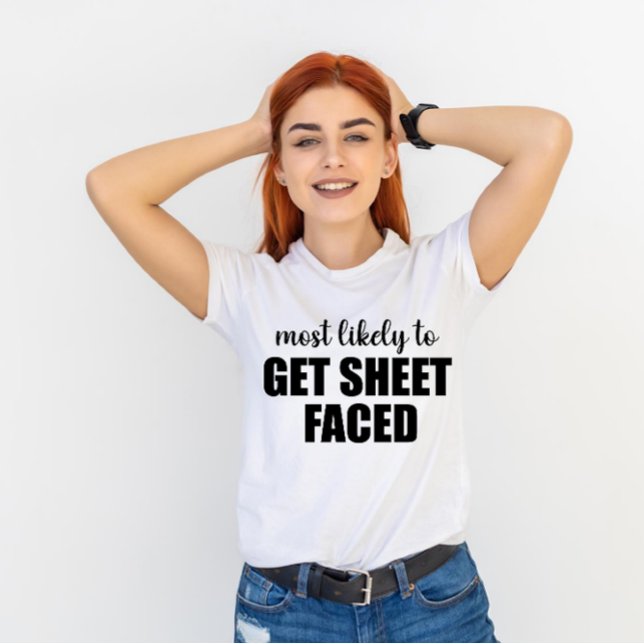 Most Likely To Keep Sheet Faced Funny Halloween T-Shirt (Creator Uploaded)