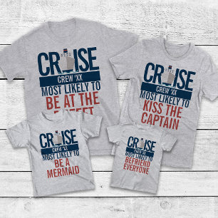Most Likely To Matching Custom Cruise 2024 Group T-Shirt