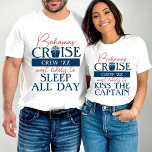 Most Likely To Matching Custom Funny Cruise Group T-Shirt<br><div class="desc">Sail into laughter and style with the "Most Likely To" Matching Custom Funny Cruise Group T-Shirt – the ultimate choice for a cruise adventure filled with humor and unity. Whether it's a birthday cruise, a family vacation, or a fun group outing, these cruise shirts are designed to add a touch...</div>