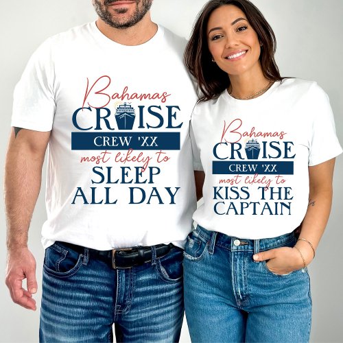 Most Likely To Matching Custom Funny Cruise Group T_Shirt