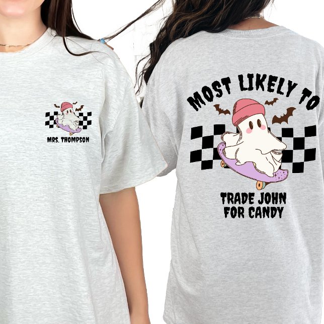 Most Likely To Matching Custom Halloween Ghost T-Shirt (Creator Uploaded)