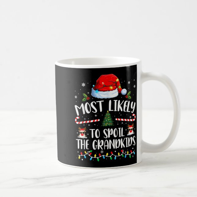 Most Likely To Sil The Grandkids Family Matching C Coffee Mug (Right)