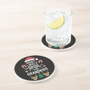 Most Likely To Spoil The Grandkids Family Joke Coaster
