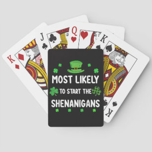 Most Likely to Start The Shenanigan Poker Cards