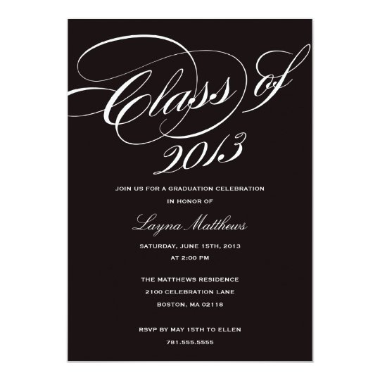 MOST LIKELY TO SUCCEED | GRADUATION INVITATION | Zazzle