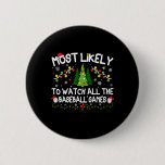 Most Likely To Watch All The Sell Games Christmas  Button