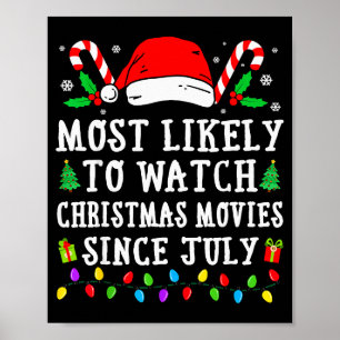 Most Likely To Watch Christmas Movies Since July C Poster
