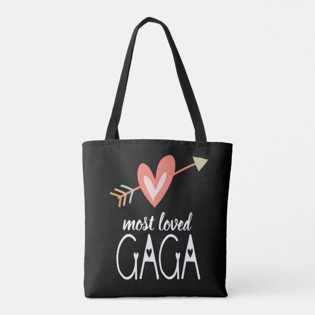 Most Loved Gaga Tote Bag (Back)