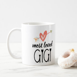 Most Loved Heart Gigi Coffee Mug