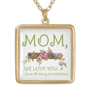 Most Loved Mother Mother's Day / Birthday Necklace