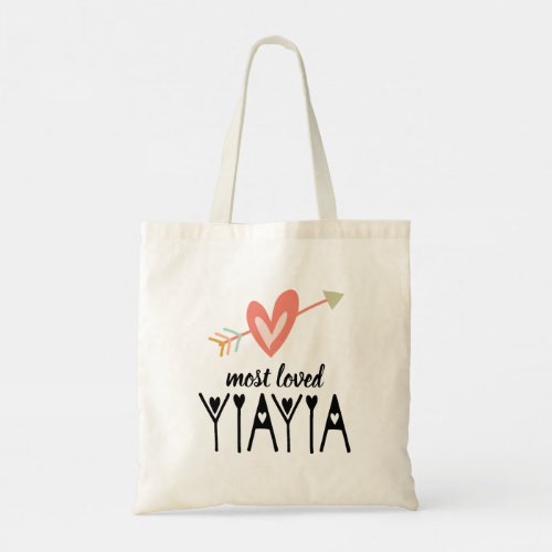 Most Loved YiaYia Tote Bag