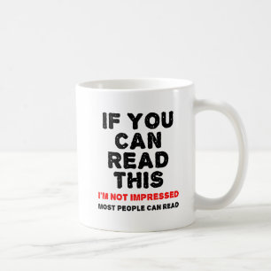 Most People Can Read Funny Mug