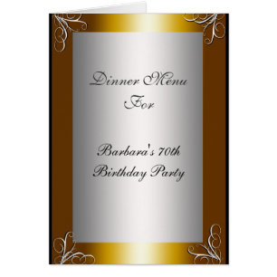 Most Popular Dinner Party Menu Cards