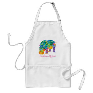 Most Popular I Love HIPPOS Adult Apron