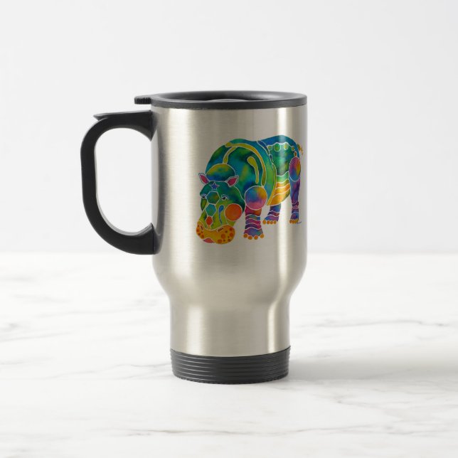 Most Popular I Love HIPPOS Travel Mug (Left)