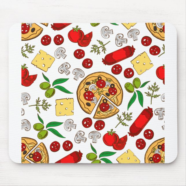 Most Popular Italian Foods & Dishes, Risotto, Piz Mouse Pad (Front)