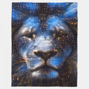 Most Popular Leo Zodiac Lion Spirit Fantasy Art Fleece Blanket